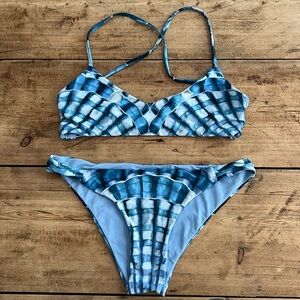 Mara Hoffman tie die swimsuit medium